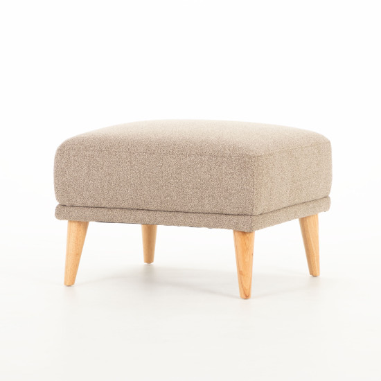 Alex 3 Seater + Ottoman, Brown