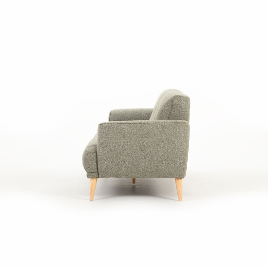 Alex 3 Seater + Ottoman, Green
