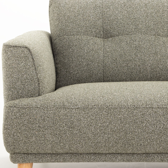 Alex 3 Seater + Ottoman, Green
