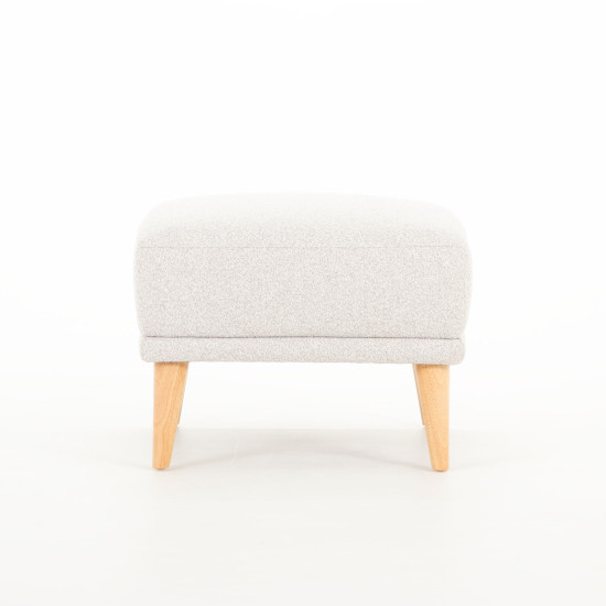 Alex 3 Seater + Ottoman, Light Grey