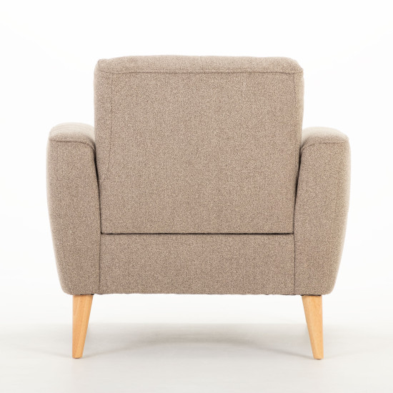 Alex 2 Seater + 2 Chairs, Brown