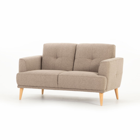 Alex 2 Seater + 2 Chairs, Brown