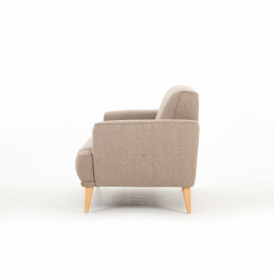 Alex 2 Seater + 2 Chairs, Brown