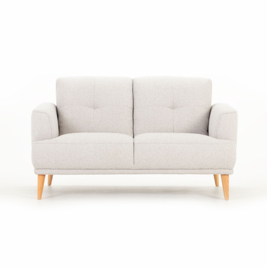 Alex 2 Seater + 2 Chairs, Light Grey
