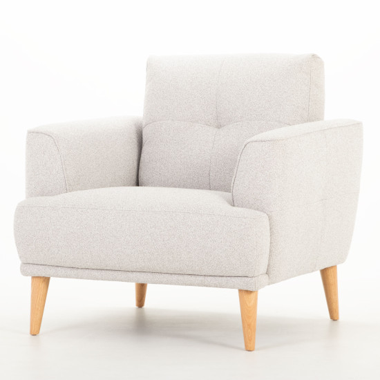 Alex 2 Seater + 2 Chairs, Light Grey