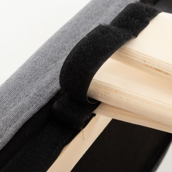 Alfa King Single Bed Base, Charcoal