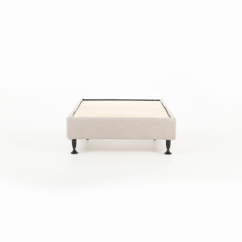 Alfa Single Bed Base, Beige