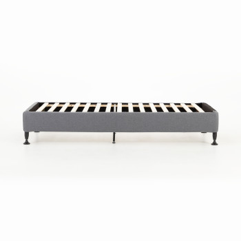 Alfa Single Bed Base, Charcoal