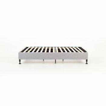 Alfa Super King Bed Base, Light Grey