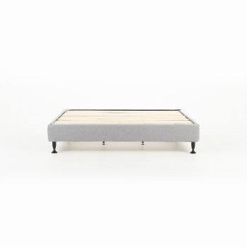 Alfa Super King Bed Base, Light Grey