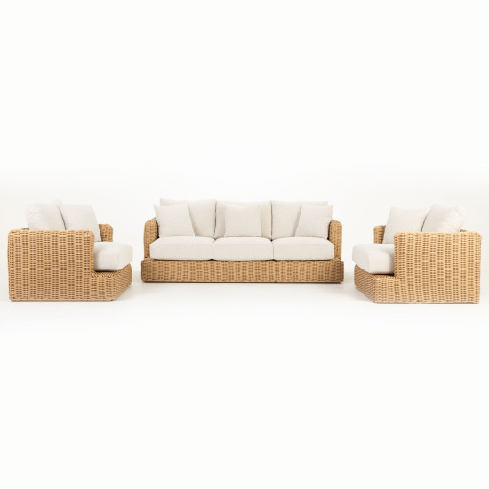 Anders 3 Piece Indoor/Outdoor Lounge Set