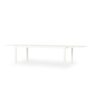 Antoni 11 Piece Outdoor Extension Dining Set - W220/340, White