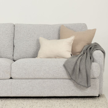 Aria 3 Seater + Ottoman, Grey