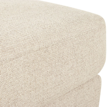 Aria Chaise + Ottoman, Natural