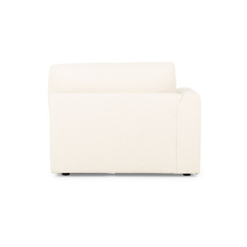 Ashleigh 3 Seater Modular Sofa With Ottoman, Cream