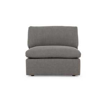 Ashleigh 3 Seater Modular Sofa With Ottoman, Grey