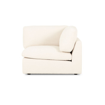 Ashleigh 4 Seater Corner Modular Chaise Sofa Right Hand Facing, Cream
