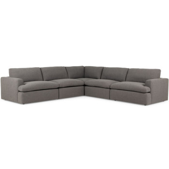 Ashleigh 5 Seater Corner Modular Sofa, Grey