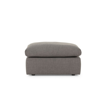Ashleigh 4 Seater Modular Right Hand Facing Corner Sofa with Ottoman, Grey