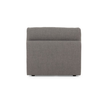 Ashleigh 4 Seater Modular Left Hand Facing Corner Sofa with Ottoman, Grey