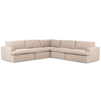 Ashleigh 5 Seater Corner Modular Sofa, Taupe