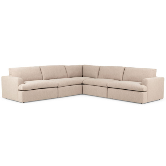 Ashleigh 5 Seater Corner Modular Sofa, Taupe