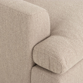 Ashleigh 4 Seater Corner Modular Chaise Sofa Right Hand Facing, Taupe