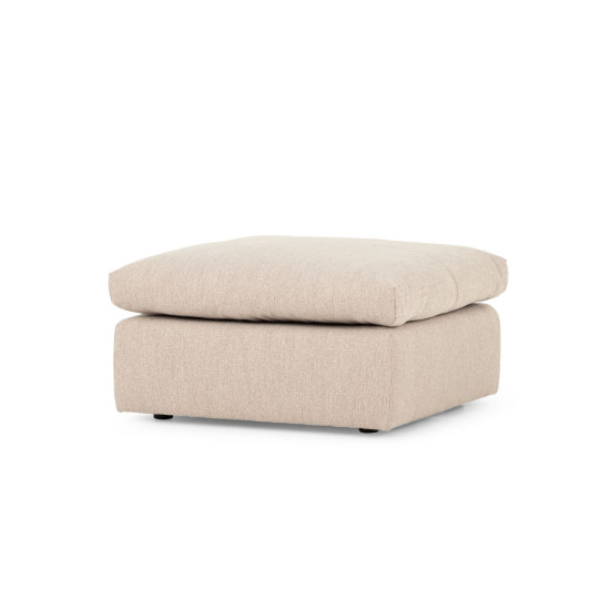 Ashleigh 4 Seater Modular Right Hand Facing Corner Sofa with Ottoman, Taupe