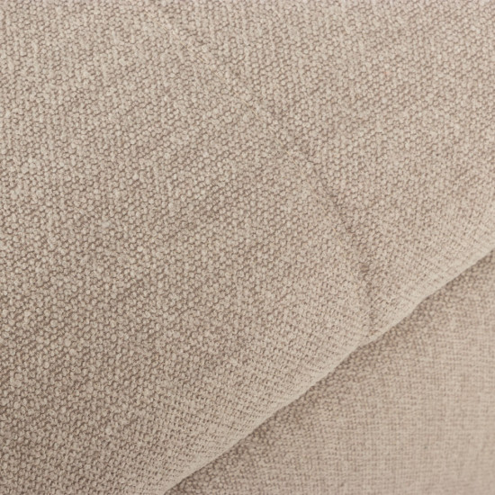 Ashleigh 4 Seater Modular Right Hand Facing Corner Sofa with Ottoman, Taupe