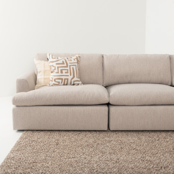 Ashleigh 4 Seater Corner Modular Chaise Sofa Right Hand Facing, Taupe