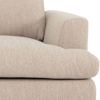 Ashleigh 4 Seater Corner Modular Chaise Sofa Left Hand Facing, Taupe