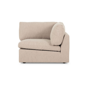 Ashleigh 4 Seater Corner Modular Chaise Sofa Left Hand Facing, Taupe