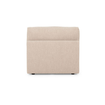 Ashleigh 4 Seater Modular Left Hand Facing Corner Sofa with Ottoman, Taupe