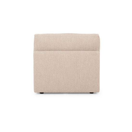Ashleigh 4 Seater Modular Left Hand Facing Corner Sofa with Ottoman, Taupe