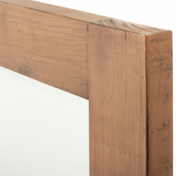Ashby Lowboy & Dresser Mirror, Rustic Brown