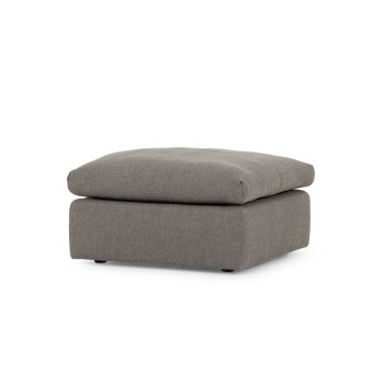 Ashleigh 5 Seater Corner Modular Sofa With Ottoman, Grey