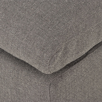 Ashleigh 5 Seater Corner Modular Sofa With Ottoman, Grey