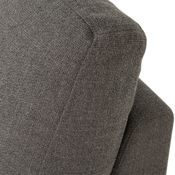 Ashleigh 5 Seater Corner Modular Sofa With Ottoman, Grey