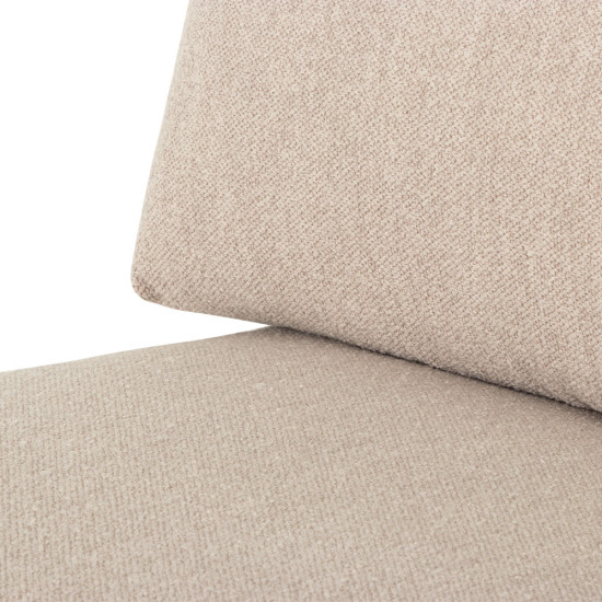 Ashleigh 5 Seater Corner Modular Sofa With Ottoman, Taupe