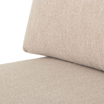 Ashleigh 5 Seater Corner Modular Sofa With Ottoman, Taupe
