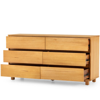 Ashwood 6 Piece Bedroom Set with Queen Bed Frame