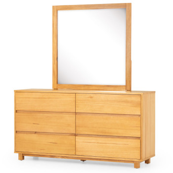 Ashwood 6 Piece Bedroom Set with Queen Bed Frame