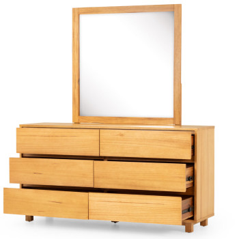 Ashwood 6 Piece Bedroom Set with Queen Bed Frame