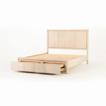 Aspen 6 Piece Bedroom Set with Queen Bed Frame
