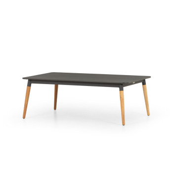 Athens Outdoor Chaise Lounge Set with Coffee Table, Gunmetal