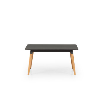 Athens Outdoor Corner Suite with Square Coffee Table, Gunmetal