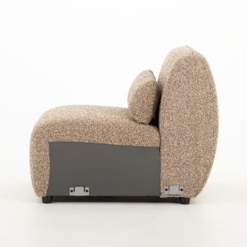 Avana 3 Seater + Armless 1.5 Seater, Brown