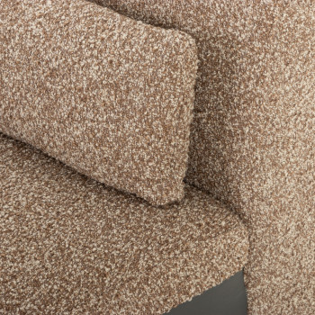 Avana 3 Seater + Armless 1.5 Seater, Brown