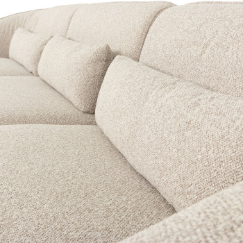 Avana 3 Seater + Armless 1.5 Seater, Light Grey