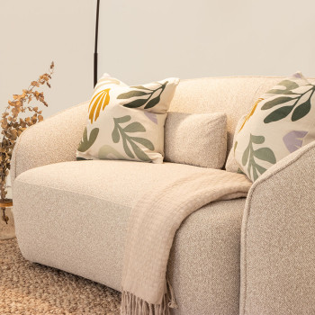 Avana 2 Seater + 2 Chairs, Light Grey